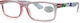 Optosquad Damen Lesebrillen +2.75 in Rosa Farbe 7786-4