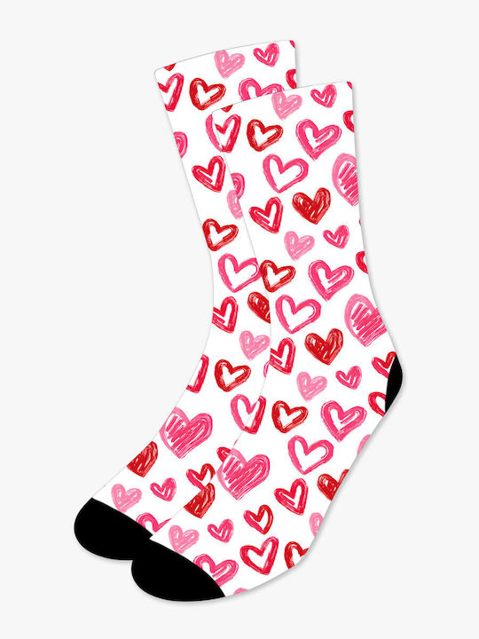Șosetă Tipărită Modele Love Everywhere Nodo