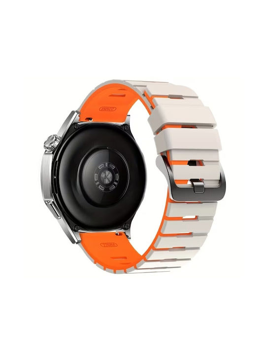 Силиконова каишка Hybrid Xiaomi Watch S5 46mm Xiaomi Watch 5 47mm Starlight Orange