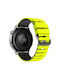 Silicone Hybrid Strap Amazfit Stratos 2s/3 Yellow Black