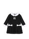 Kinderkleid Langärmelig Schwarz