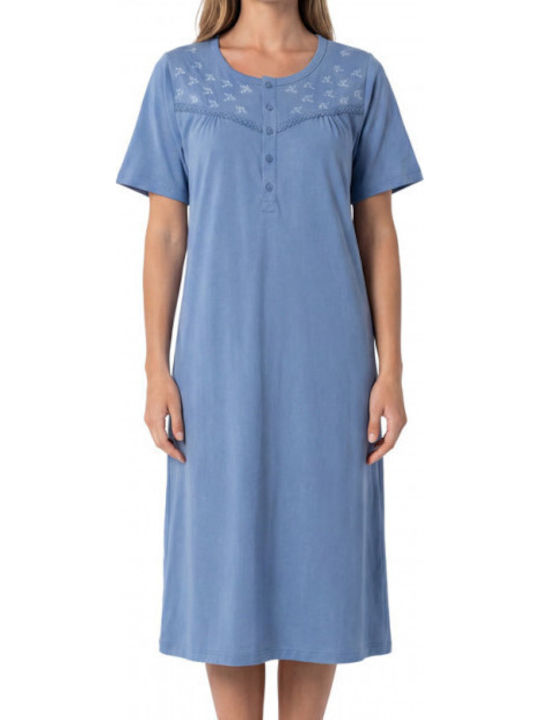 Lydia Creations Summer Women's Nightgown Light ...