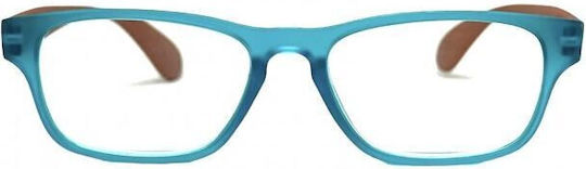 Frog Optical Reading Glasses +1.25 in Light Blue Color