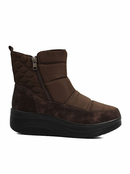 Level Anatomic Women's Ankle Boots Brown