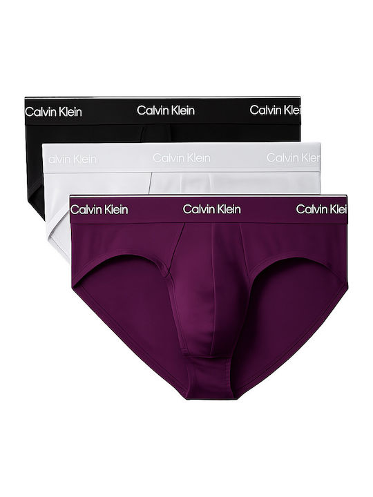 Calvin Klein Herren Slip Mehrfarbig 3er Pack