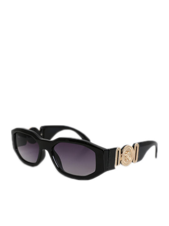 Looks Style Eyewear Unisex Sunglasses With Black Horn-Rimmed Frame 74cat-00934 Looks Style Eyewear Unisex Sunglasses With Black Horn-Rimmed Frame 74cat-00934