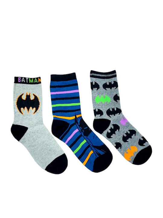 Disney Παιδικές Κάλτσες Batman Πολυχρωμες 3 Ζευ...