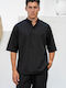 Fanco Long Sleeve Overshirt Black