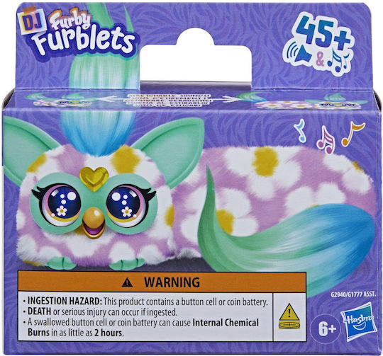 Jucărie de Plus Furby de Ziua Îndrăgostiților cu Mișcare și Sunet pentru 6+ Ani 45 cm