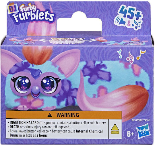 Jucărie de Plus Furby de Ziua Îndrăgostiților cu Mișcare și Sunet pentru 6+ Ani 45 cm