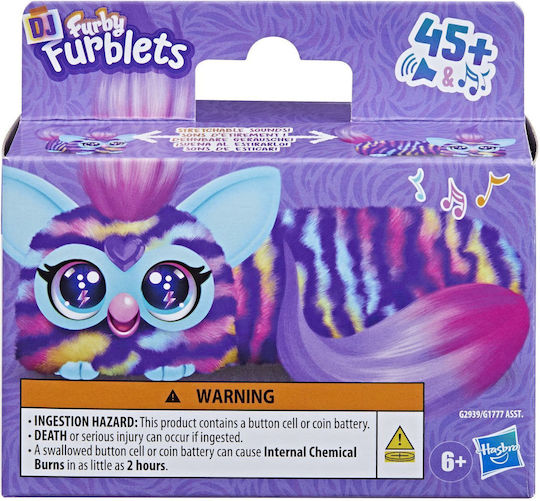 Jucărie de Plus Furby de Ziua Îndrăgostiților cu Mișcare și Sunet pentru 6+ Ani 45 cm