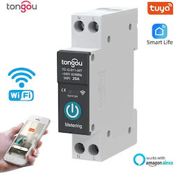 Tongou Kwh Kilowatt Meter for Electrical Panel Rail Single-Phase Wi-Fi Tuya TO-Q-SY1-JWT-25A Tongou Kwh Kilowatt Meter for Electrical Panel Rail Single-Phase Wi-Fi Tuya TO-Q-SY1-JWT-25A