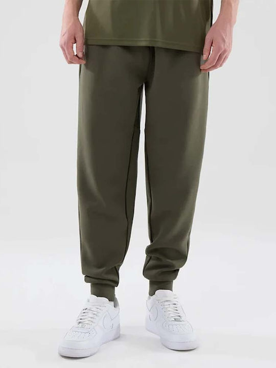 MLB Trousers with Elastic Olive