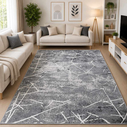 Αντιολισθητικό Χαλί Ορθογώνιο Γκρι 120x180cm