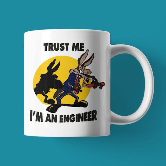 Trust Me Im An Engineer Κούπα Κεραμική Καφέ