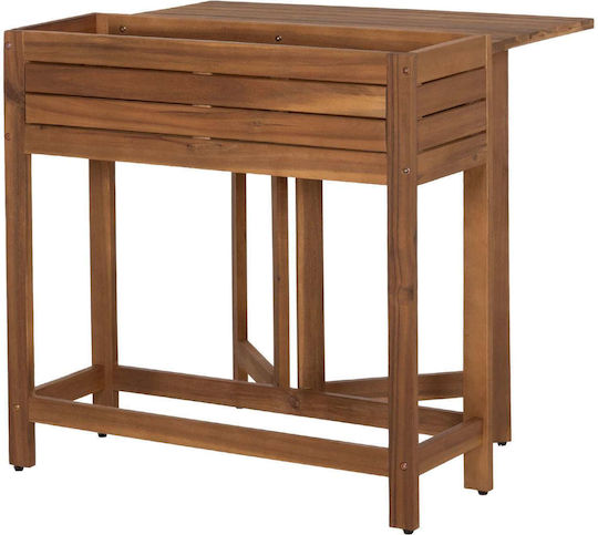 Freebox Ghiveci De Flori Din Lemn Natural 80x65x78cm