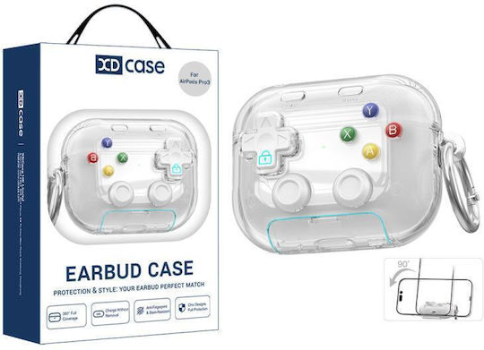 Ретро Конзола Калъф в Прозрачен Цвят за Apple AirPods 1 / AirPods 2