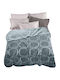 Marwa Pique Double Blanket 220x240cm Grey