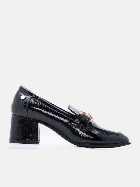Pointed Toe Heels with Medium Black Heel