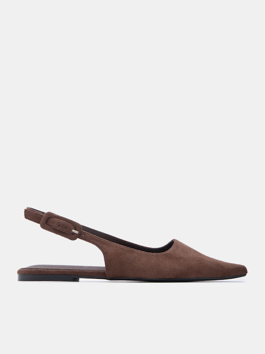 Luigi Pointed Toe Brown Heels
