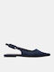 Pointed Toe Heels Navy Blue
