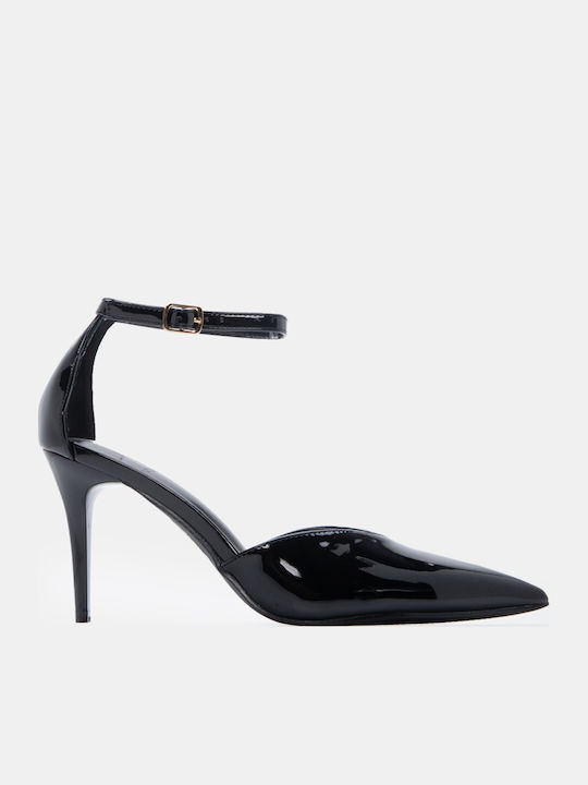 Luigi Spitze Zehen Pumps mit Riemen & Hochem Ab...