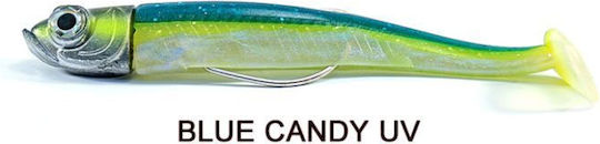 Gt-Bio Roller Shad Künstliche Köder Löffel 60g Blaue Süßigkeit UV