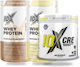 Custom Bundle Combo + 10x Whey Protein 25 Servings Chocolate Peanut Butter + 10x Whey Protein 25 Servings Strawberry Milkshake + 10x Cre Micronized Creatine 300gr Os