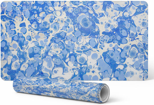 Tulup Schreibtischunterlagen Designer Marmorartige Blasen 90x45 cm