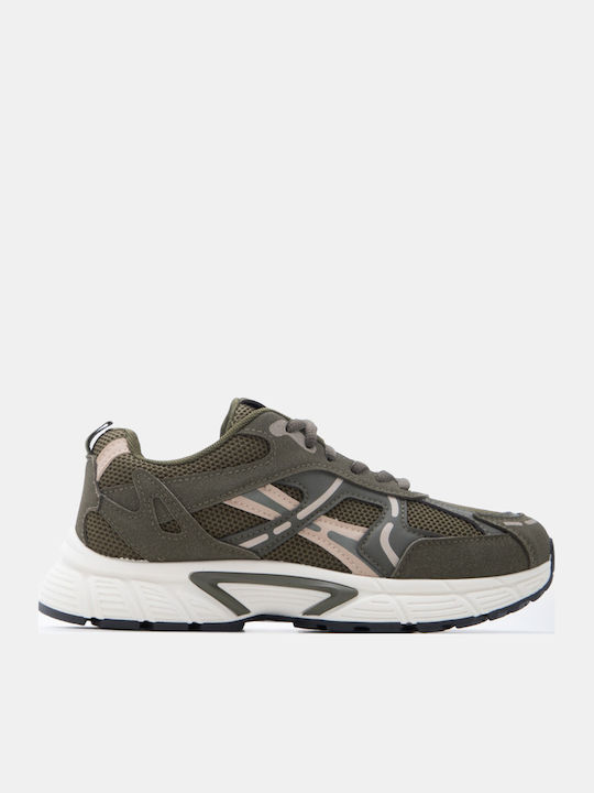 Luigi Women's Khaki Sneakers