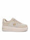 Women's Flatforms Pink Sneakers