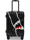 Sprayground Shark Slash Cabin Hard Black Suitcase Height 55cm