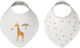 Interbaby Αδιάβροχη Μπαντάνα Υφασμάτινη με Κουμπί Beige 2τμχ