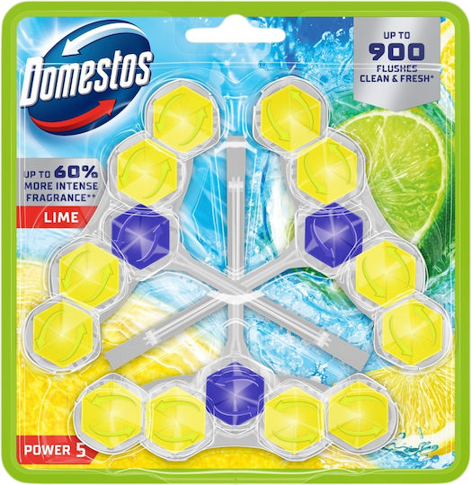 Domestos Блок Защита От Котлен Камък С Аромат Свежест 3x50гр