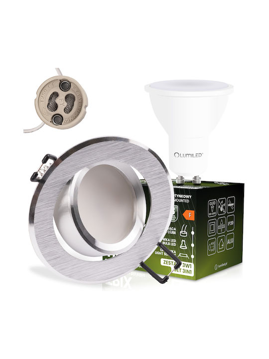 Lumiled Einbau Rund Wandlampe Trix 3 1 Gu10 6w ...