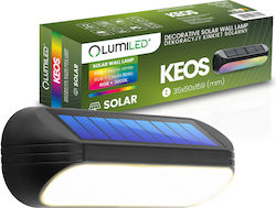 Solarleuchte Garten Led Wandlampe Fassadenbeleuchtung 3000K + Rgb Keos Lumiled Solarleuchte Garten Led Wandlampe Fassadenbeleuchtung 3000K + Rgb Keos Lumiled