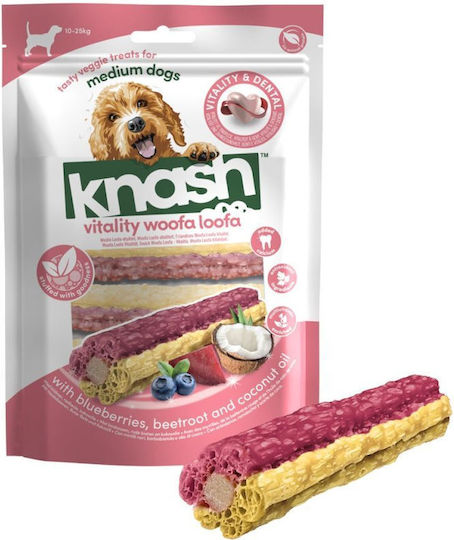 Knash Вкусна Лакомство За Кучета Малки Породи С Боровинки 7 Бройки