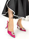 Pantofi cu toc cu toc mediu Fuchsia