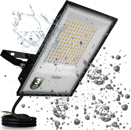 Φωτεινός Προβολέας Led Εξωτερικού Χώρου 100w 11000lm 4000k Αδιάβροχος Ip65 Lumiled