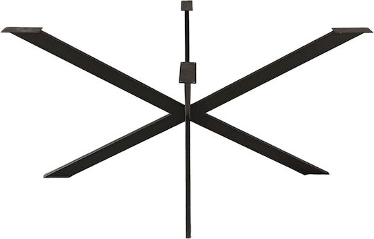 Uhome Metal Furniture Leg Suitable for Table / Coffee Table 135x75x70cm Black