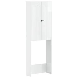 vidaXL Alkmaar Бански Шкаф 66x25.5x190cm Бял