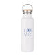 Photoretous Thermosflasche Griechenland 750ml Bambus Weiß