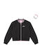 Kids Casual Short Double Sided Black Jacket