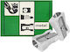 Metallic Triangular Pencil Sharpener Justnote 703193 Package 24 Pieces