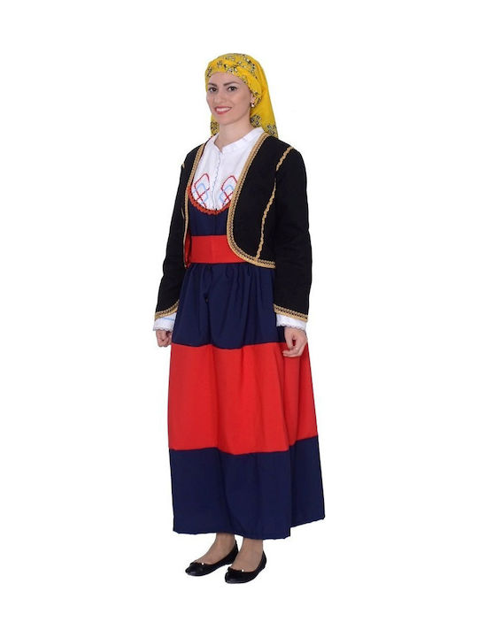 Traditionelle Kinderkostüm Peloponnes mit 1-rei...