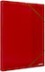 Metron Ablagebox mit Gummiband 25x35x3cm Transparent Rotes