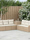 Corner Outdoor Sofa Rattan