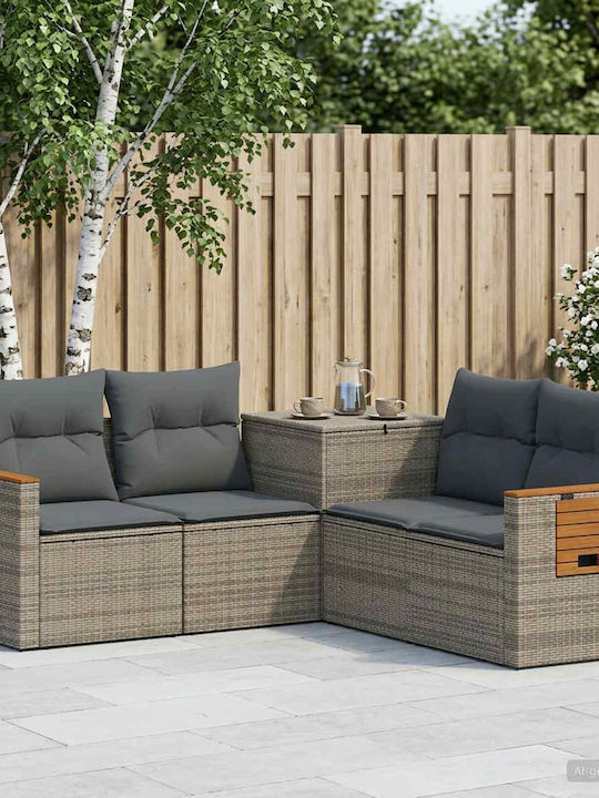Canapea De Colț Pentru Exterior Din Rattan