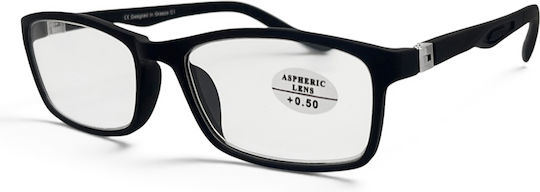 Optosquad Ochelari De Citit +2.75 În Culoare Full Face Neagră 820-1