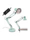 E27 Tobi Pastel Blue Office Lamp + Table Lamp Base